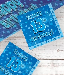 Blue Star 13th Birthday Party Supplies | Balloon | Decoration | Pack